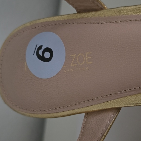 Rachael Zoe, Gold Platform Strappy Sandals, Sz 9 NWOT - Picture 8 of 10